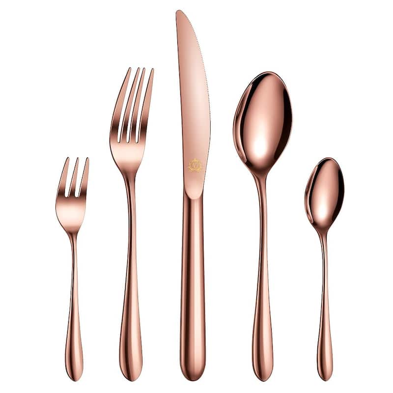 vancasso 18/10 Stainless Steel Silverware Set, Flatware Service for 6 or 12