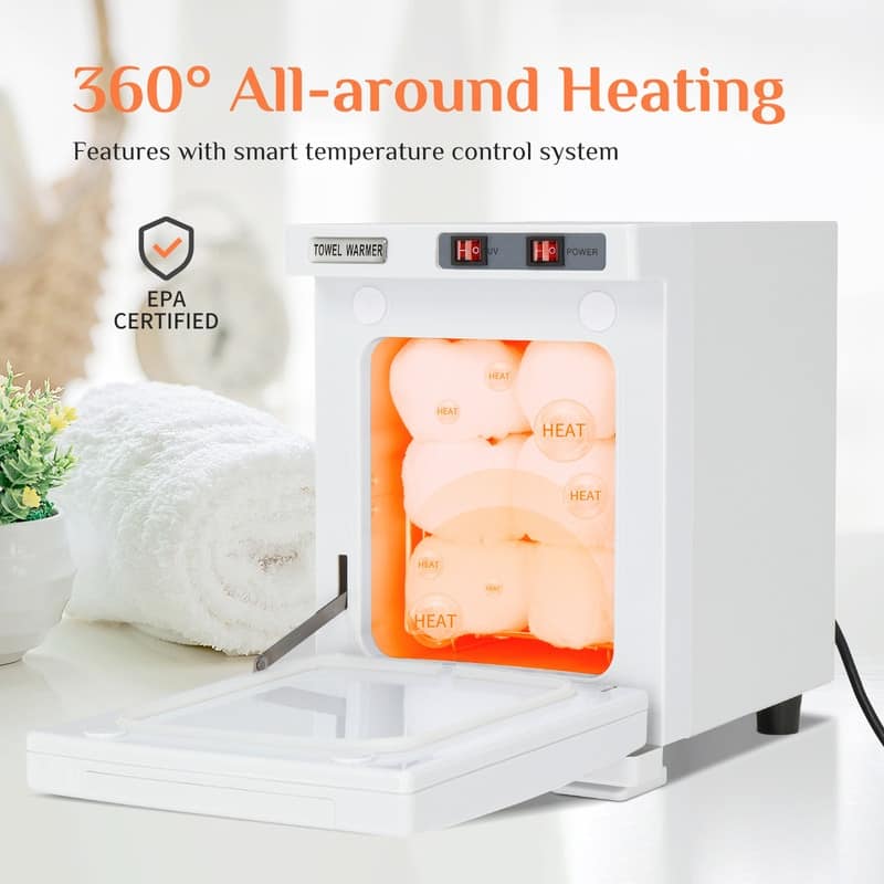 Hot Towel Warmer for Facials Massage, Aluminum Chamber, Salon Beauty Spa Barbershop Equipment