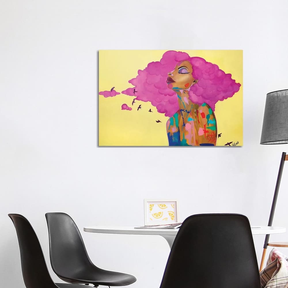 iCanvas "Pink" by Pinklomein Canvas Print