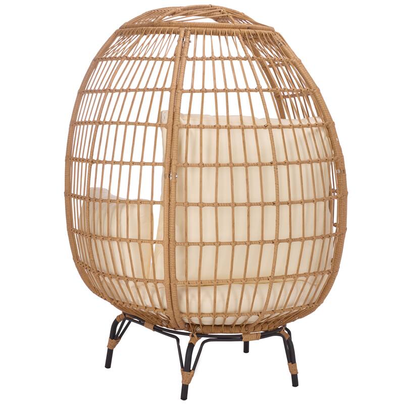 SAFAVIEH Outdoor Living Emmett Egg Chair - 40"W x 35"D x 60"H