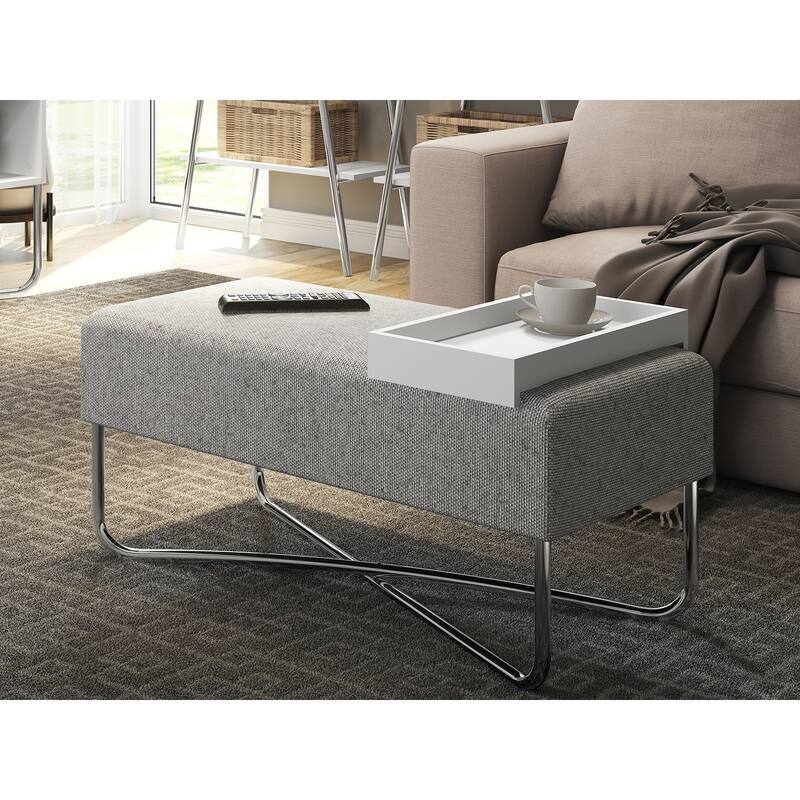 ACE bench linen fabric with tray.