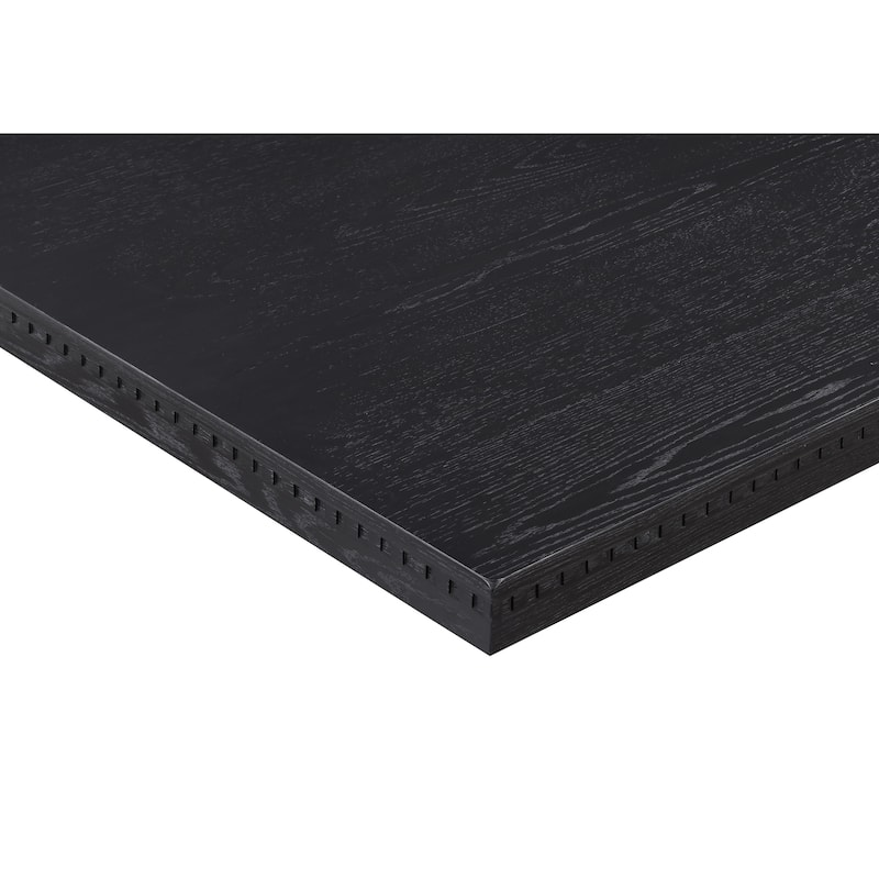 Corny Charcoal Fabric Dining Room Set