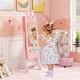 preview thumbnail 14 of 18, Costway Kids Vanity Set Princess Makeup Dressing Table and Chair Set - See Details