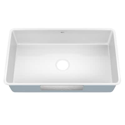 Kraus KE1US32G Pintura 32" Undermount Porcelain Enameled Steel Single