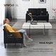 preview thumbnail 6 of 5, 2-Seater Modern Upholstered Chenille Sofa Indoor Loveseat Sofa