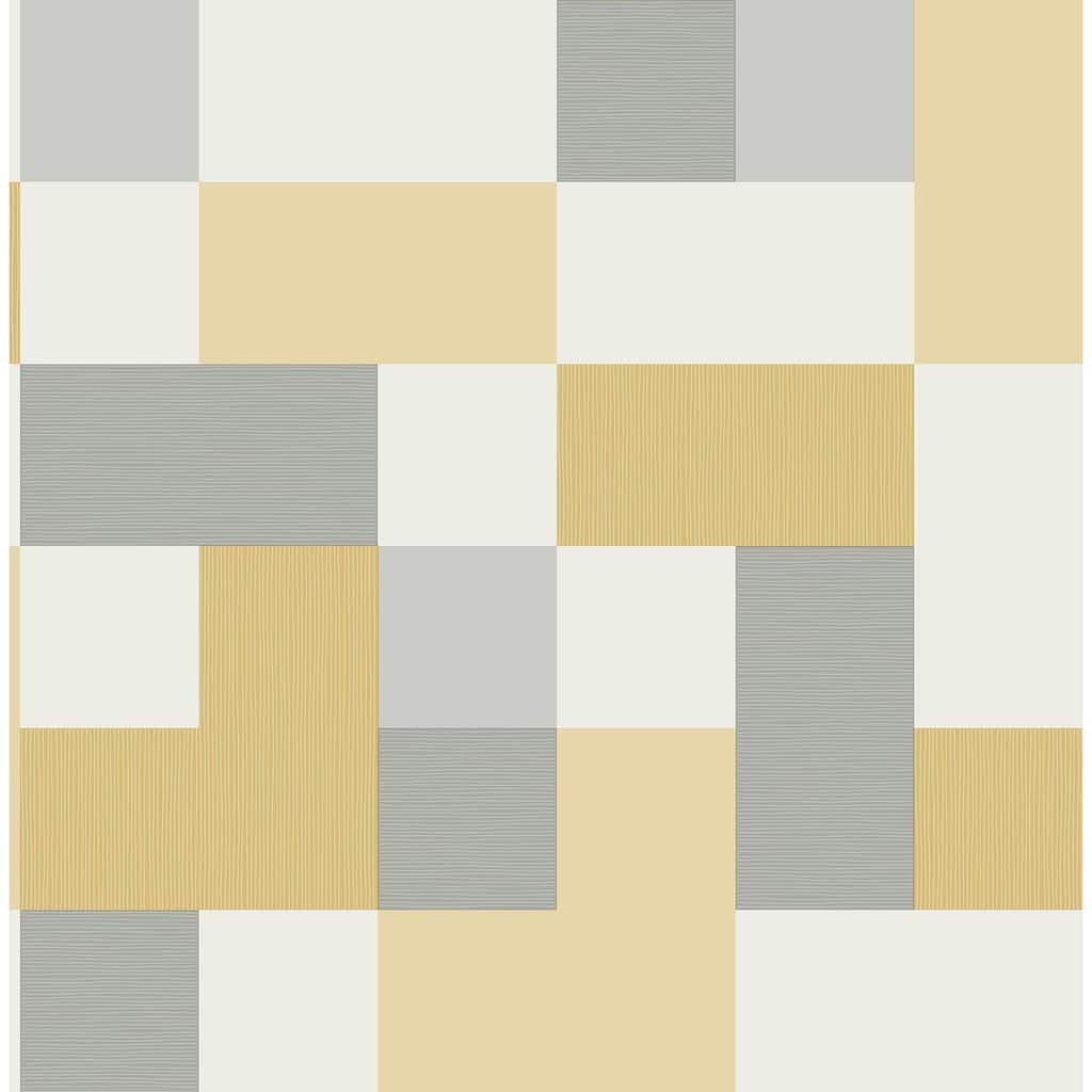Fine Decor Milano Mustard Geometric Wallpaper