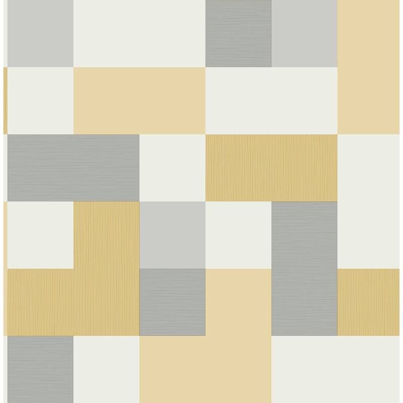 Fine Decor Milano Mustard Geometric Wallpaper