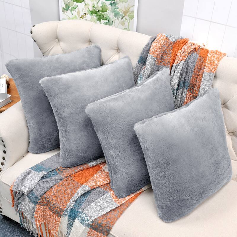Fauxfur Pillow Shell Set 20'X20"