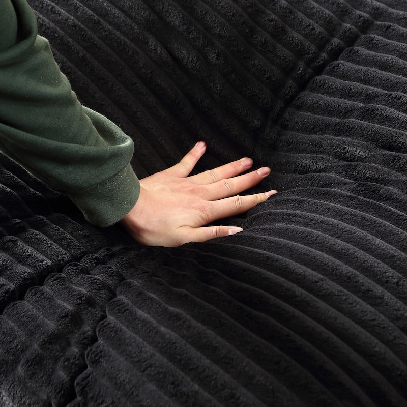 Corduroy Upholstery Sleeper Sofa Couch