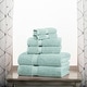 preview thumbnail 23 of 71, Superior Egyptian Cotton Pile Heavyweight 6-Piece Towel Set 6-Piece Set - Seafoam