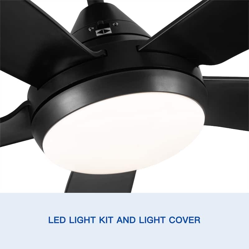 56" Ceiling Fan Light with Remote Control
