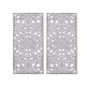 preview thumbnail 20 of 55, Madison Park Botanical Panel Distressed Carved Wood Wall Decor (Set of 2)