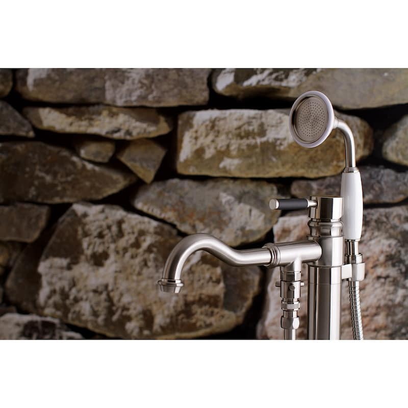 Kingston Brass Kaiser Floor Mounted Tub Filler � Includes Hand Shower