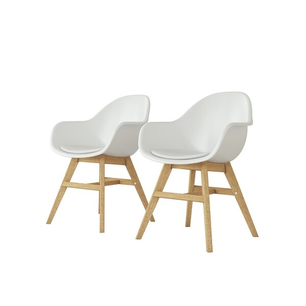 Midtown Concept Supreme 2pc Indoor Dining Chairs with Cushions