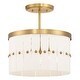 preview thumbnail 1 of 8, Minka Lavery 2083 Coronelle 3 Light 16" Wide Semi-Flush Drum Ceiling