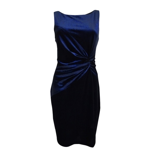 calvin klein blue and black dress
