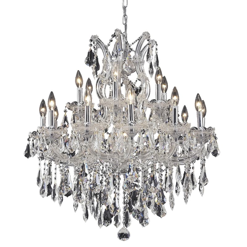 Fleur Illumination 19 light Chrome Chandelier