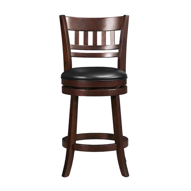 Verona Swivel High Back Counter Height Stool by iNSPIRE Q Classic