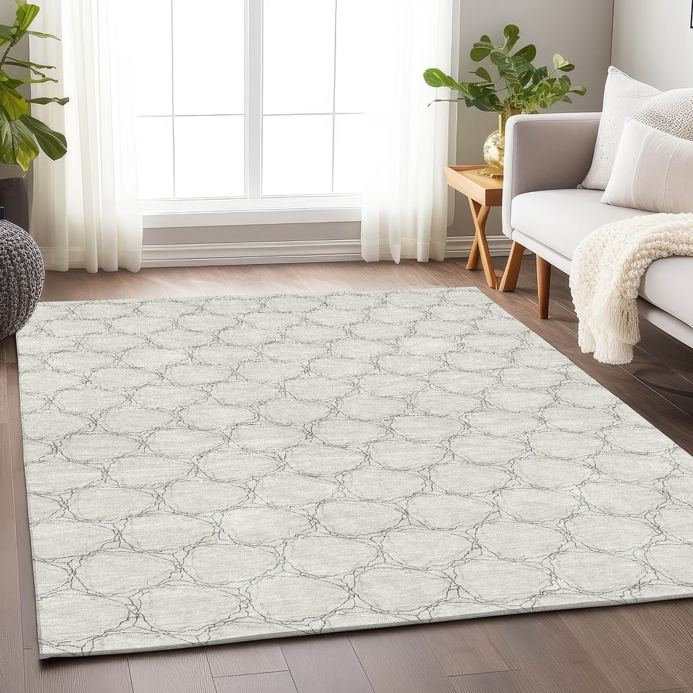 Premium Washable Super Soft Modern Geo Mayfield Rug