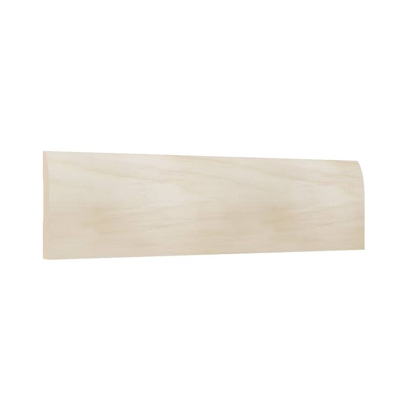 WM713: 9/16-in D x 3-1/4-in W x 96-in L Americraft Solid Hardwood Stain Grade Modern Base Moulding
