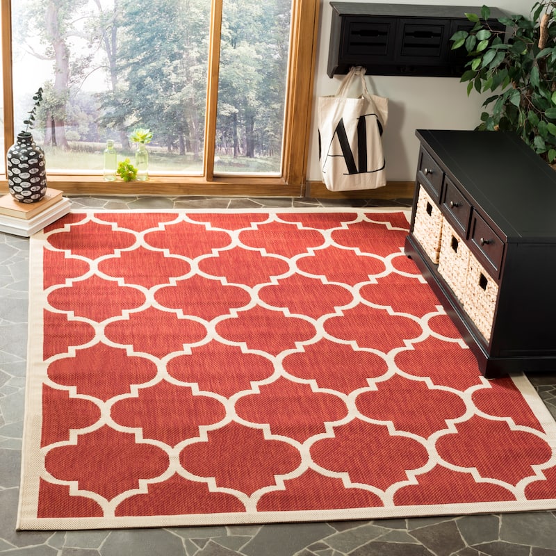 SAFAVIEH Courtyard Kathy Indoor/ Outdoor Waterproof Patio Backyard Rug