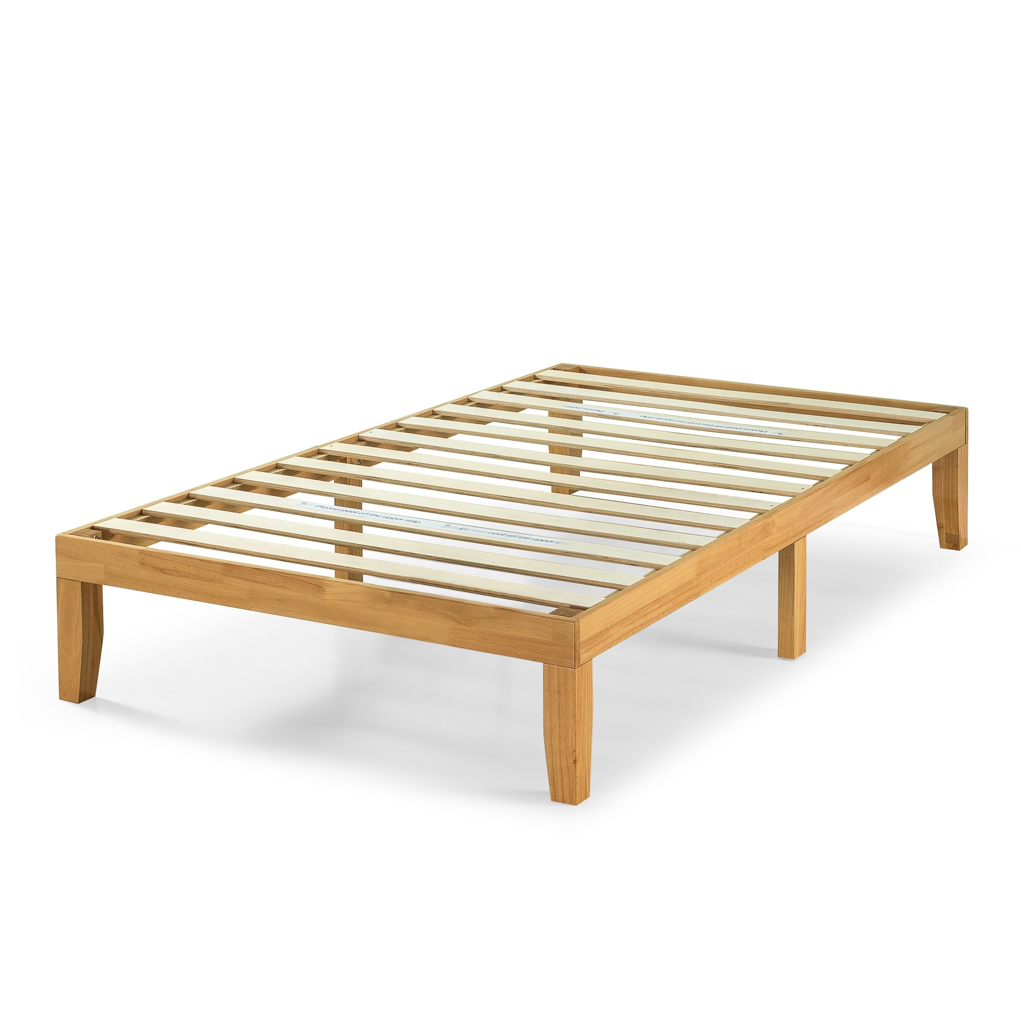 Zinus Taylan Metal and Wood Platform Bed / Mattress Foundation / Wood Slat  Support, Queen - Real Simple