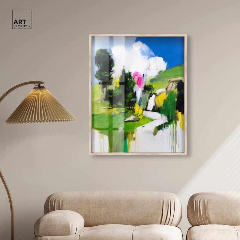 Swiss Fields Shadowbox by Art Remedy