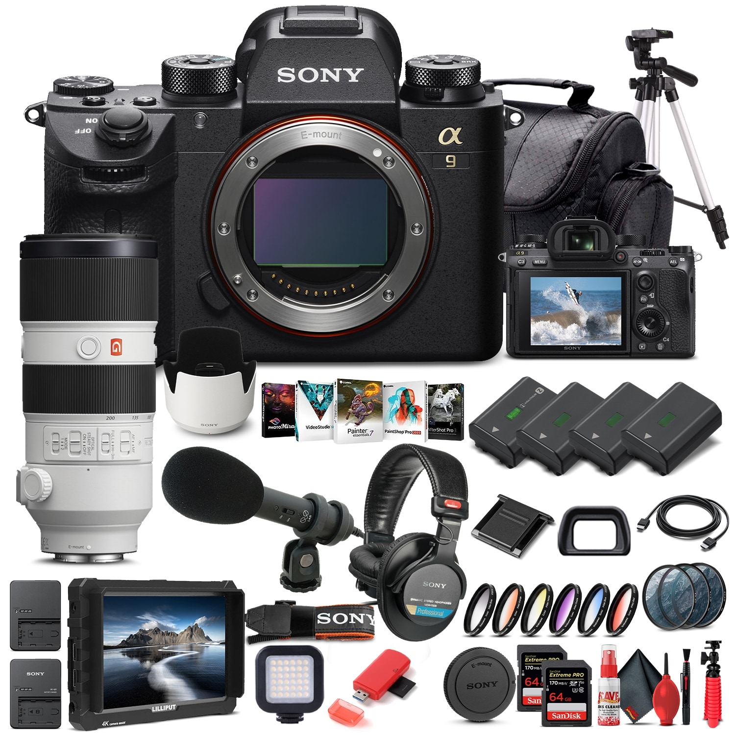 Sony Alpha a9 II Mirrorless Camera W/ Sony FE 70-200mm Lens - Pro