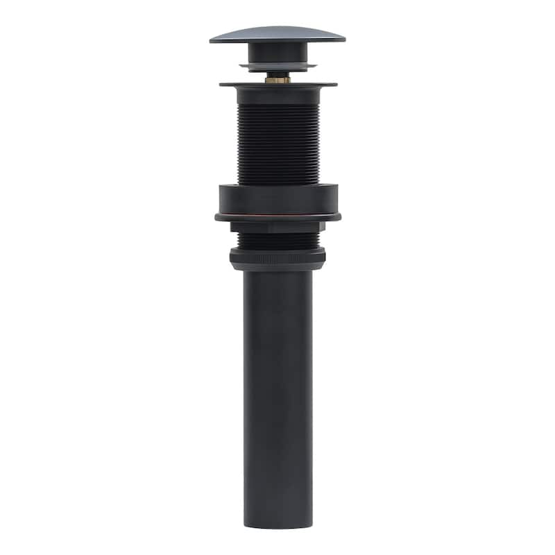 1.5" Non-Overflow Pop-up Bathroom Sink Drain - Matte Black - YES