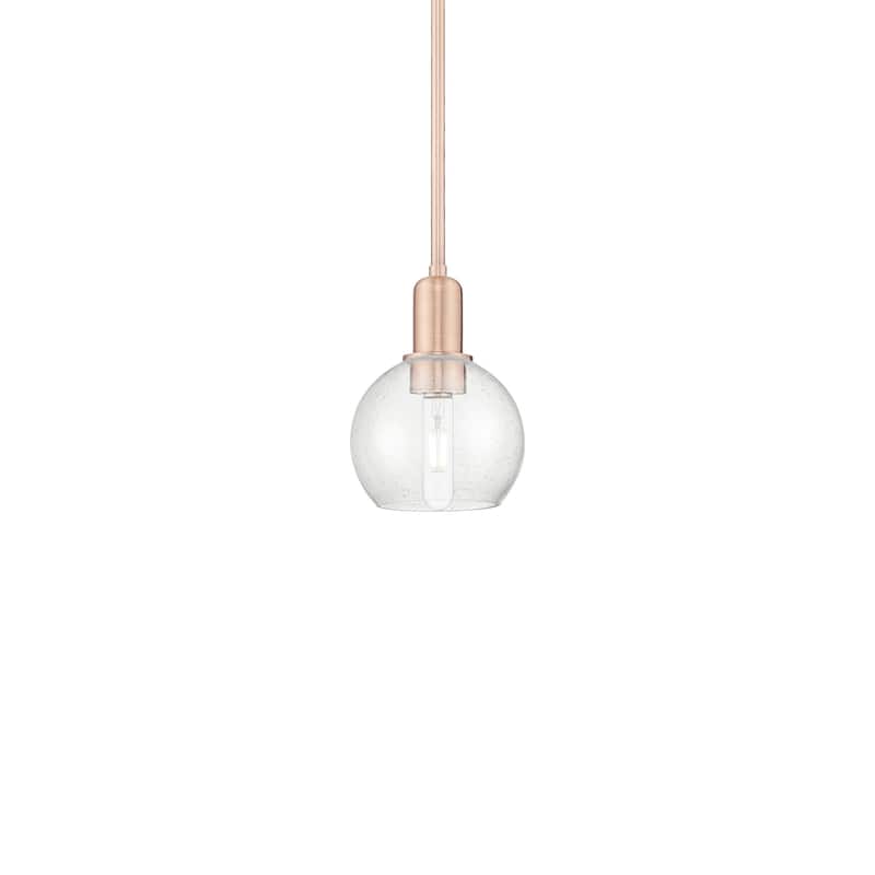 Innovations Lighting 716-1S-9-6 Athens Pendant Athens 6" Wide Mini - Antique Copper / Seedy