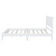 preview thumbnail 5 of 16, Retro Style Full Size Wooden Platform Bed Frame and Rectangular Headboard