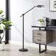 preview thumbnail 1 of 8, LED Task/Reading Dimmable Floor Lamp with Magnifying Glass - N/A