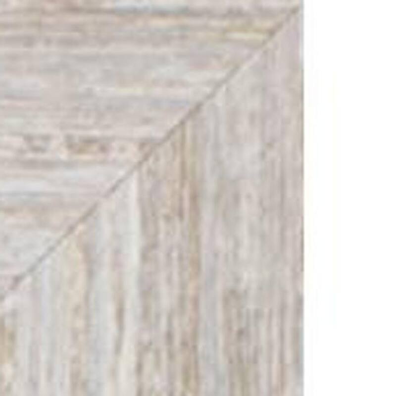 HomeRoots 32" White Distressed Wood Framed Accent Mirror - 26.00 in. x 32.00 in. x 2.00 in.