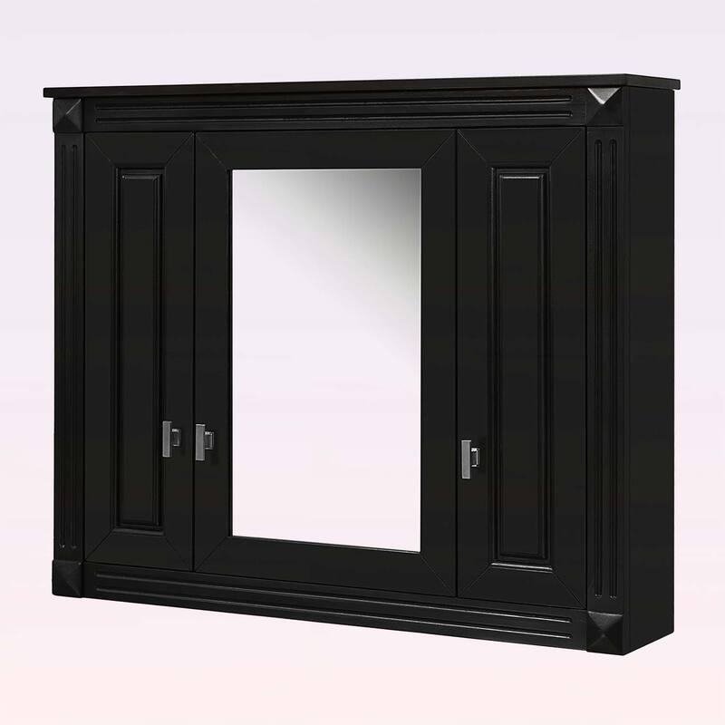 Bathroom Wall Cabinet with Mirror,Medicine Cabinet with 4 Shelves,Mirrored Door Over Toilet Storage Cabinet