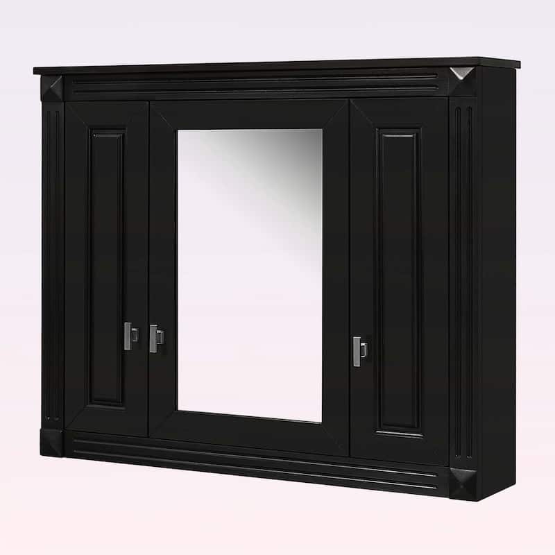 Wall Mounted Medicine Cabinet with Mirror,with 4 Shelves,Space-Saving Over Toilet Storage
