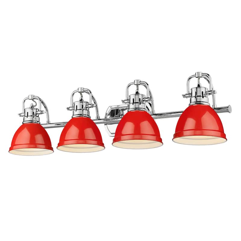Golden Lighting Duncan 4 Light 34" Wide Bathroom Vanity Light