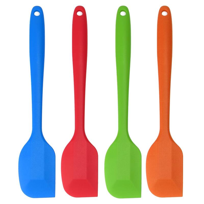 4Pcs Silicone Spatula Set Heat Resistant Non Stick for Kitchen Cooking - 4 Pcs