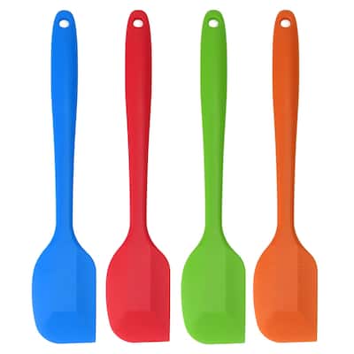 4Pcs Silicone Spatula Set Heat Resistant Non Stick for Kitchen Cooking - 4 Pcs
