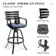 preview thumbnail 25 of 37, 3/5-Piece Outdoor Bar Stool Set Aluminum Swivel Bar Stools with Sunbrella Cushion