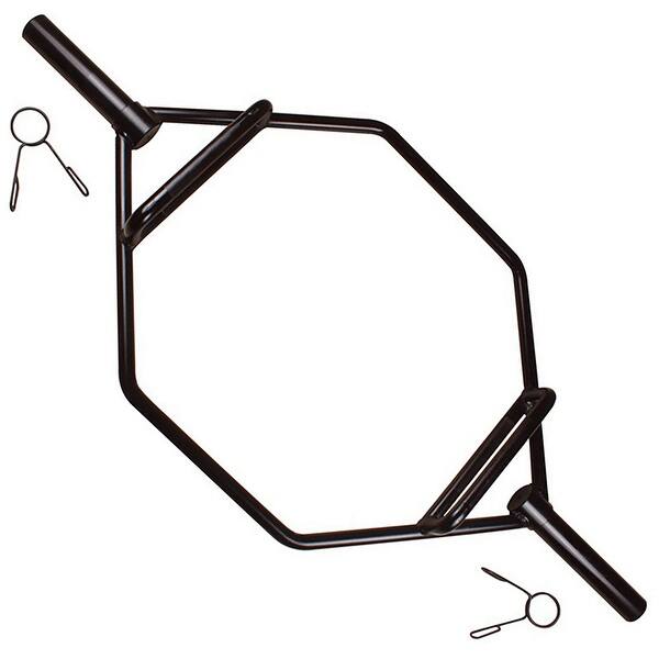 2 Inch Hex Bar Weight Lifting Solid Hexagon Bars With Knurled Handles