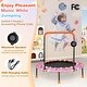 preview thumbnail 7 of 8, Gymax 36'' Mini Toddler Trampoline w/ LED Bluetooth Speaker Detachable