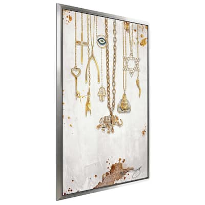 "Faith And Luck" by Jodi Print on Floating Canvas