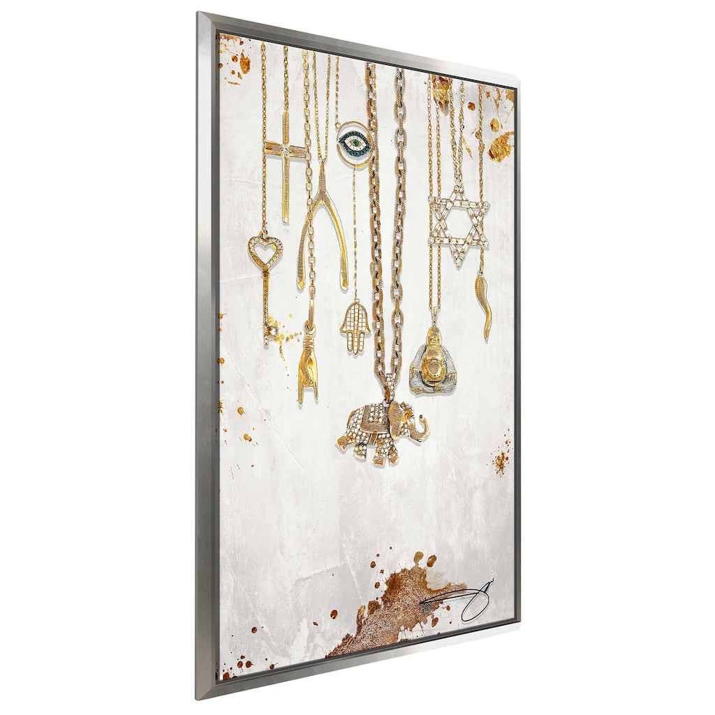 "Faith And Luck" by Jodi Print on Floating Canvas