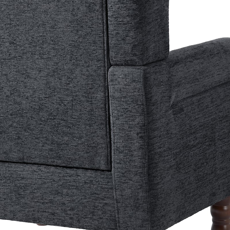 Tufted Wingback Upholstered Accent Chair for Living room