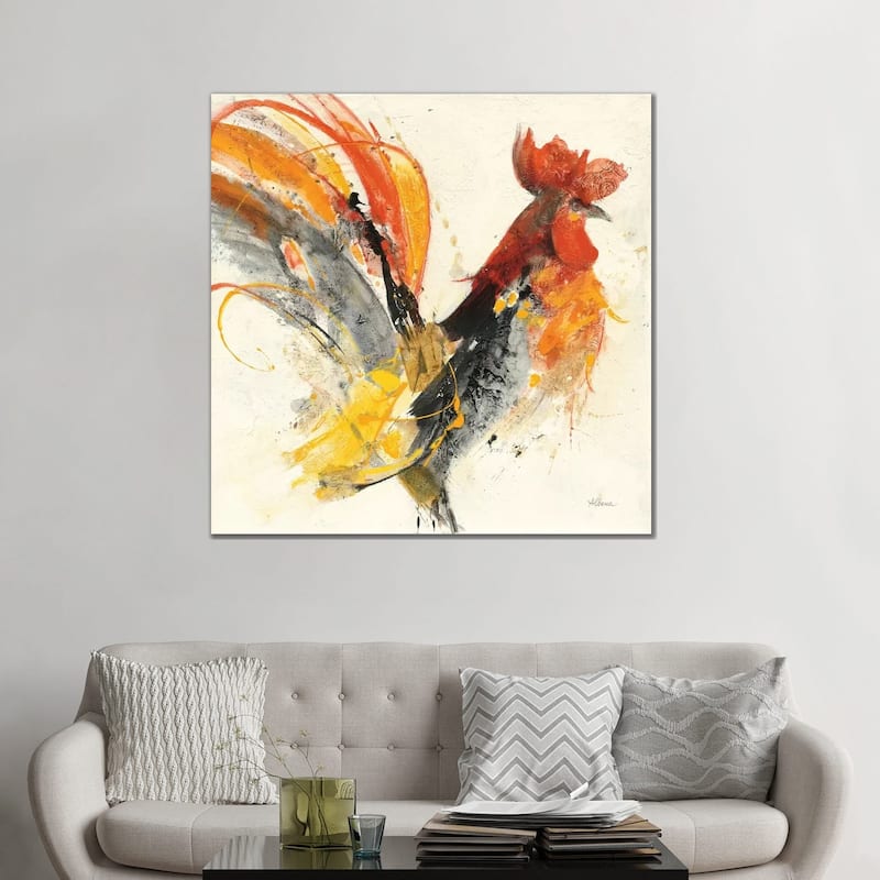 iCanvas "Festive Rooster I" by Albena Hristova Canvas Print