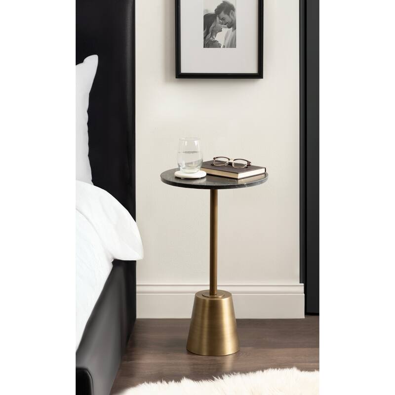 Kate and Laurel Tira Round Side Table