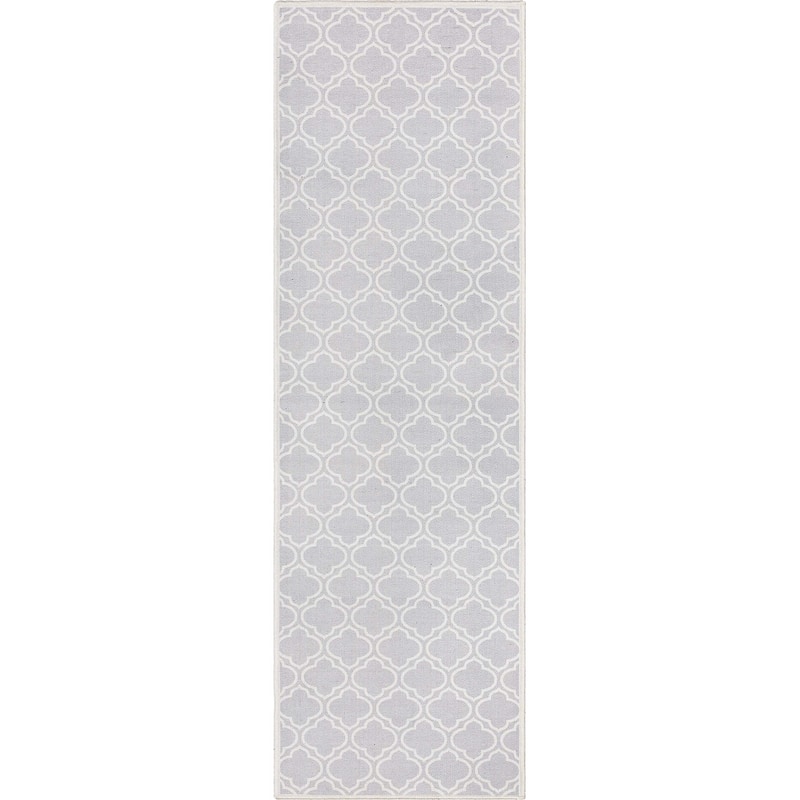Well Woven Apollo Lattice Moroccan Machine Washable Area Rug