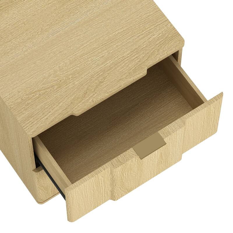 Manhattan Comfort Clive 22 Inch 2 Drawer Nightstand