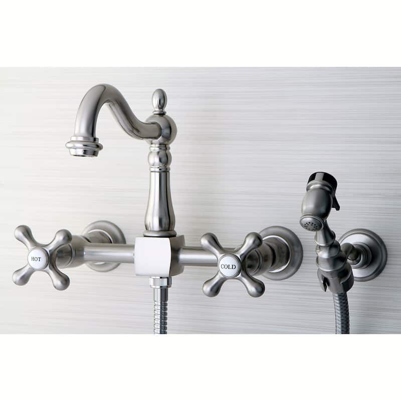 Kingston Brass Heritage Kitchen Faucet - Includes Sidespray