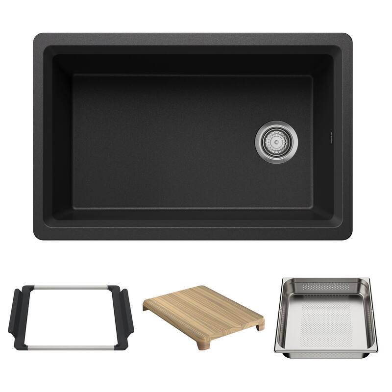 Blanco 443306 Inteos 30" Undermount Single Basin Granite Composite - Anthracite